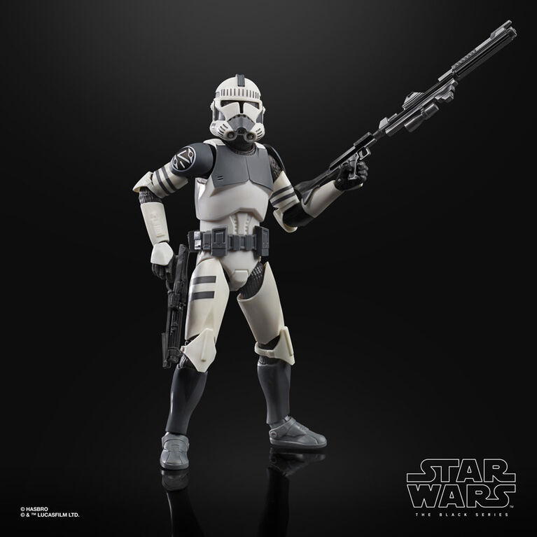 Star Wars The Black Series Clone Trooper (Kamino) Toy 6-Inch-Scale - The Clone Wars Collectible Action Figure