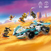 LEGO NINJAGO La voiture de course Spinjitzu puissante du dragon de Zane 71791 Ensemble de jeu de construction (307 pièces)