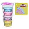Play-Doh Tampons et couleurs transportables, pack Licorne avec 3 couleurs et rangement - Notre exclusivité