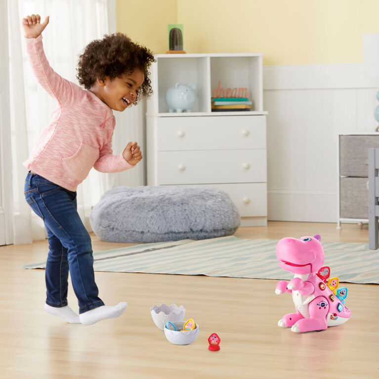 VTech Codi, mon robot-dino rigolo - Rose - Notre exclusivité - Édition anglaise