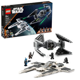 LEGO Star Wars Le chasseur Fang mandalorien contre l'Intercepteur TIE 75348 (957 Pièces)