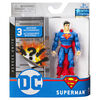 DC Comics, 4-Inch SUPERMAN Action Figure with 3 Mystery Accessories, Adventure 1