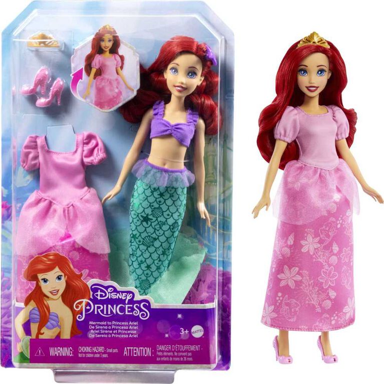 Disney - Princesses Disney - Ariel Sirène et Princesse 2 en 1