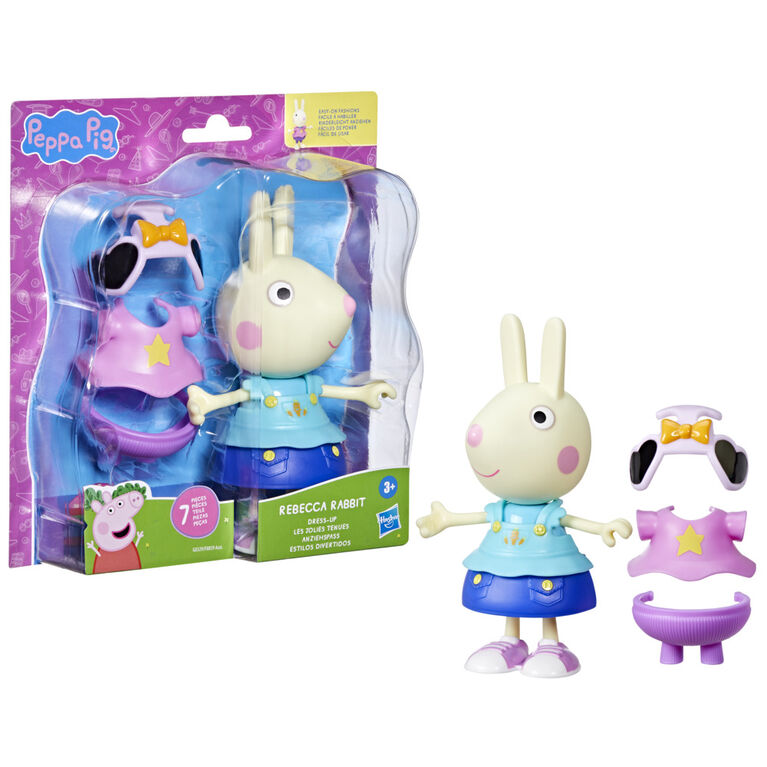 Peppa Pig, figurine Les jolies tenues de Rebecca Rabbit