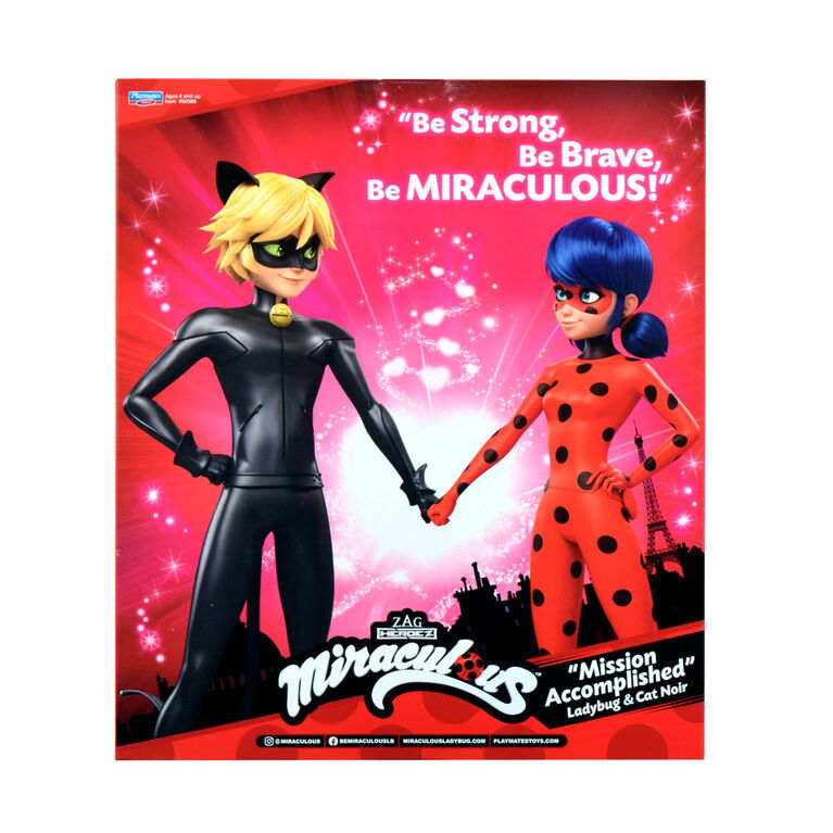 Miraculous "Mission Accomplished" Ladybug and Cat Noir - 2 Pack