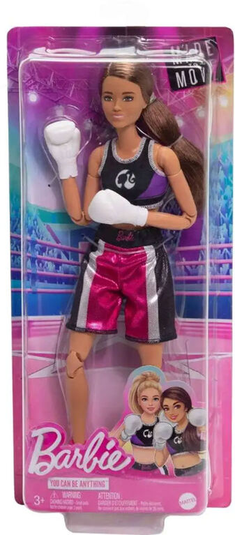 Barbie Doll & Accessories, Made to Move Career Boxer Doll