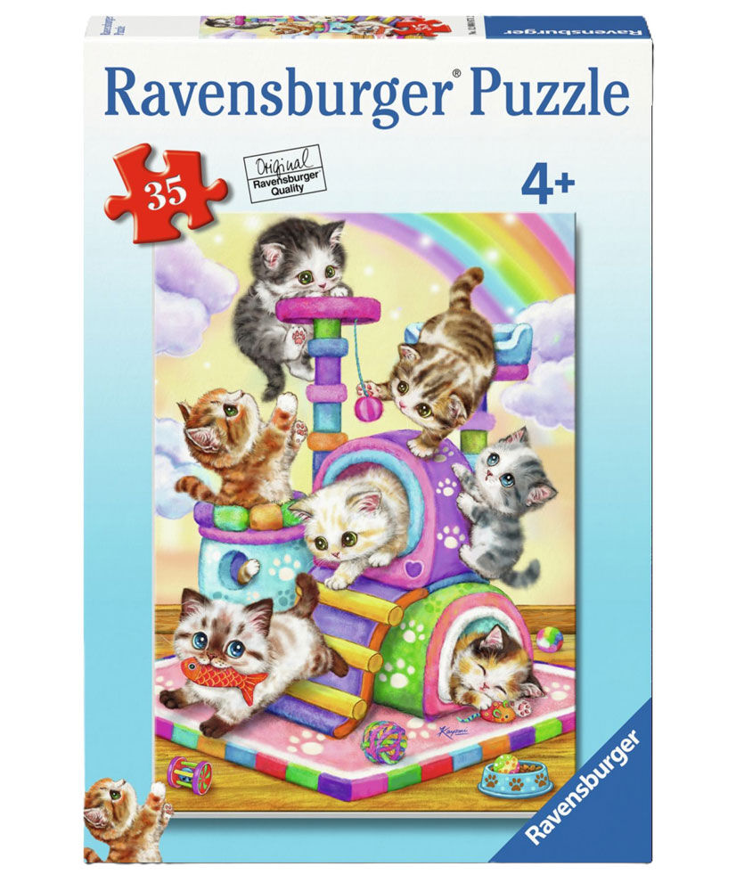 Children's Jigsaw Puzzle Playful Purr Babies - 35 Pieces Puzzle