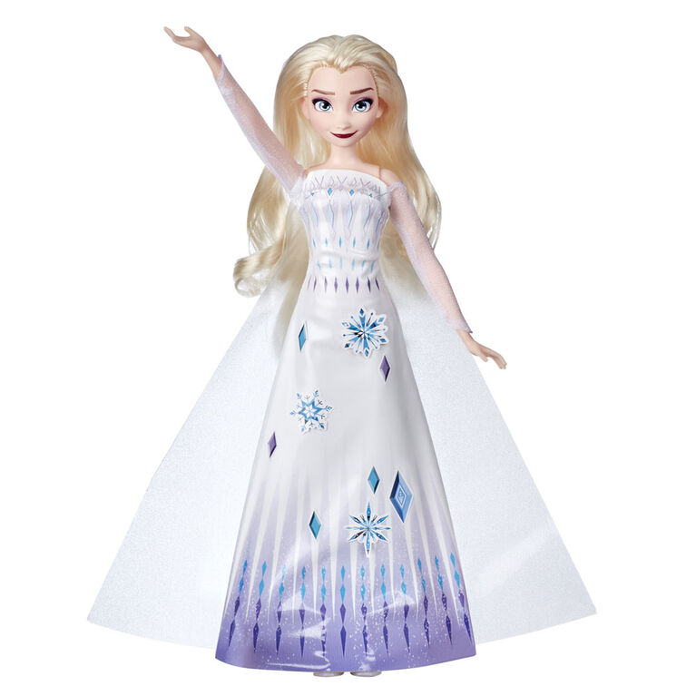 Disney's Frozen 2 Design-a-Dress Elsa Fashion Doll With Stickers, Marker, and Stencil