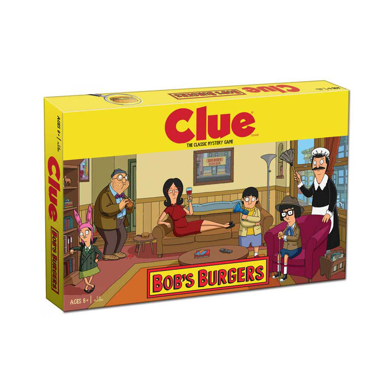 CLUE: Bob's Burgers Jeu De Plateau - Édition anglaise