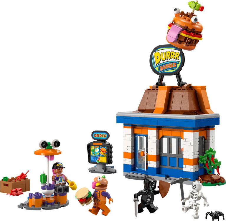 LEGO Fortnite Durrr Burger Restaurant - Kids Toy - Gamer Building Toy for Boys & Girls 10+ - 77076