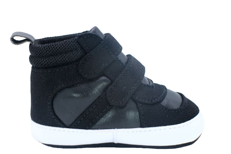 Chaussures en toile noir de First Steps Taille 3, 6-9 mois