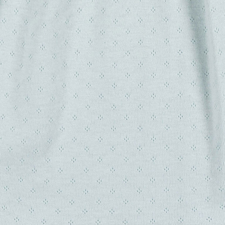 Gerber Childrenswear - 2-Piece Dress + Diaper Set Aqua Blue - 0-3M