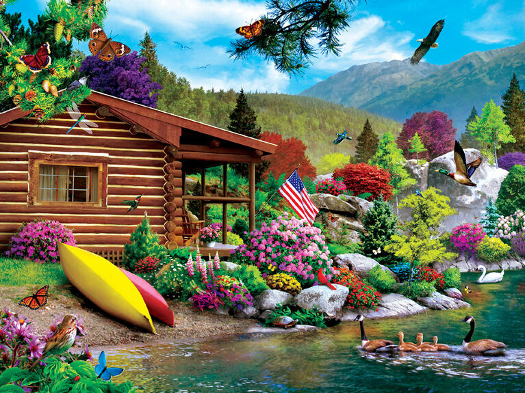 Lazy Days 750 Piece Puzzle - "Free to Fly"