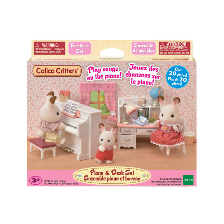 Calico Critters - Ensemble Piano et Bureau