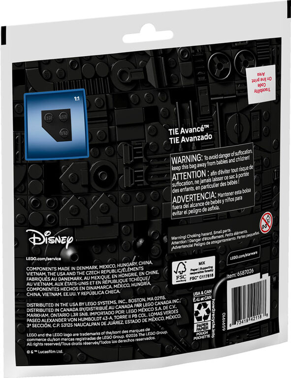 LEGO Star Wars TM TIE Advanced Mini-Build 30727