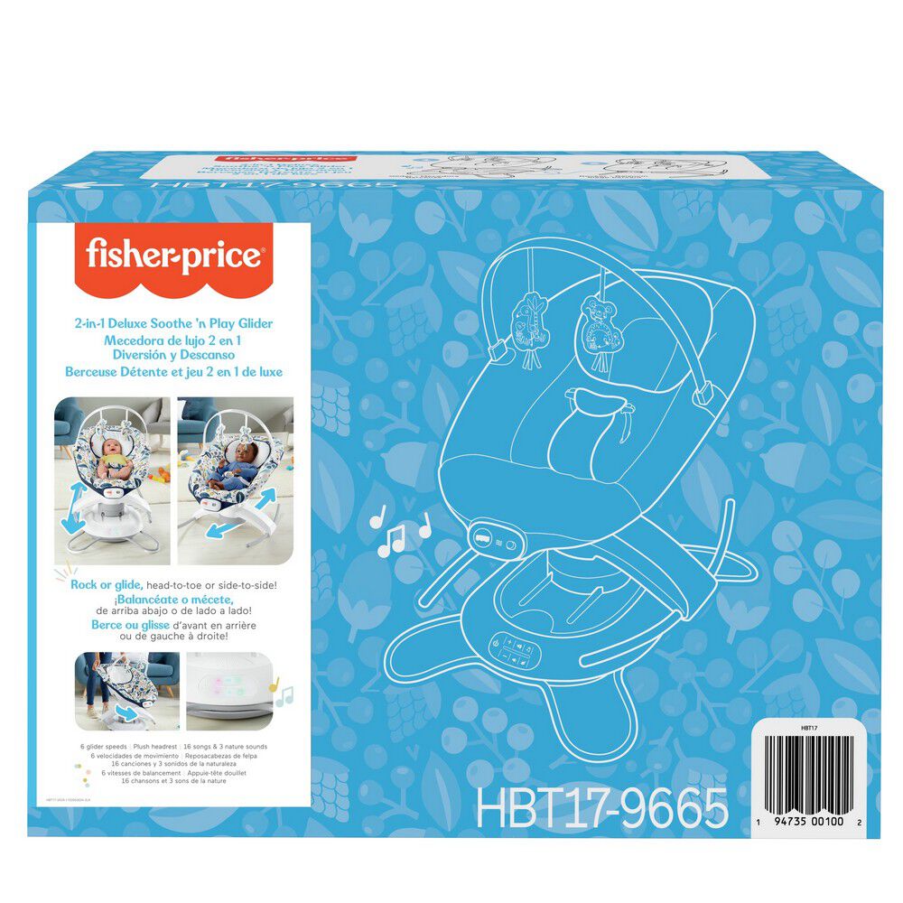fisher price 2 in 1 soothe and play glider