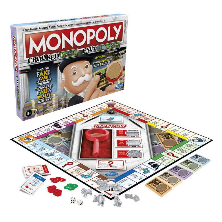 Monopoly Crooked Cash Board Game For Families