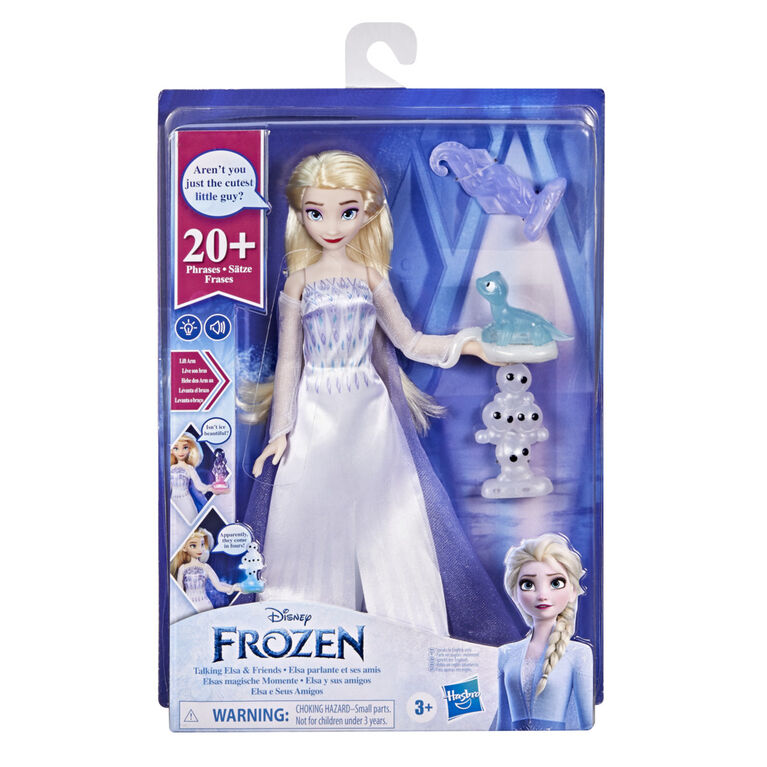 Disney's Frozen 2 Talking Elsa and Friends, Elsa Doll with Sounds and Phrases - English Edition