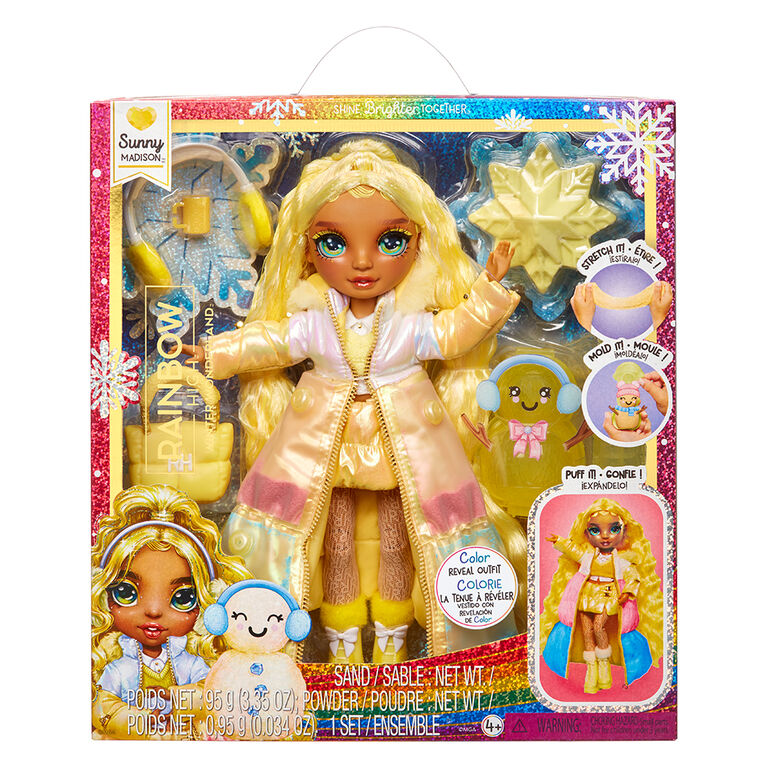Rainbow High Winter Wonderland Sunny - Yellow 11" Fashion Doll