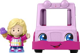 Fisher-Price Little People Barbie Toy Ice Cream Truck and Figure