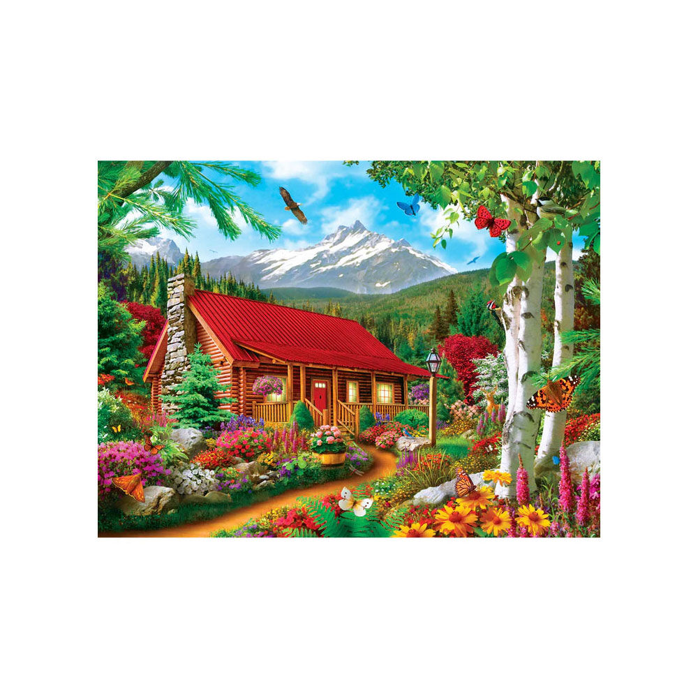 Masterpieces Puzzle Company Memory Lane - Mountain Hideaway 300 Piece Puzzle