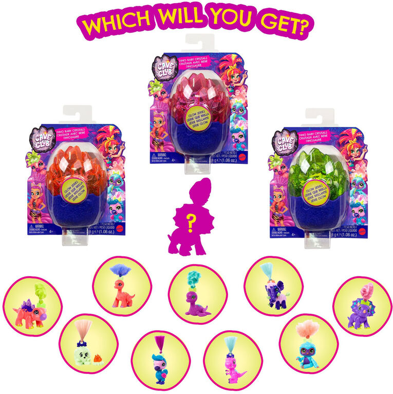 Cave Club Dino Baby Crystals Surprise Figure - Styles Vary