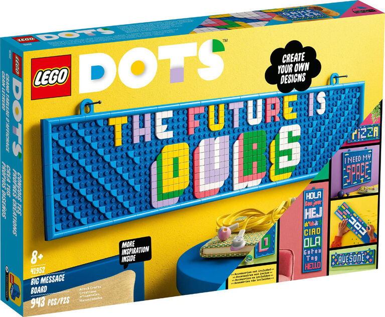 LEGO DOTS Big Message Board 41952 DIY Craft Decoration Kit (943 Pieces)