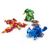 Bakugan Starter Pack 3-Pack, Pyrus Pyravian, Collectible Action Figures