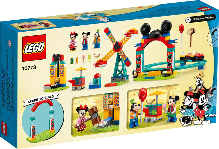 LEGO  Disney Mickey et ses amis - Amusement à la foire de Mickey, Minnie et Dingo 10778