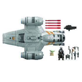 Star Wars Mission Fleet The Mandalorian The Child Razor Crest Outer Rim Run Deluxe Vehicle