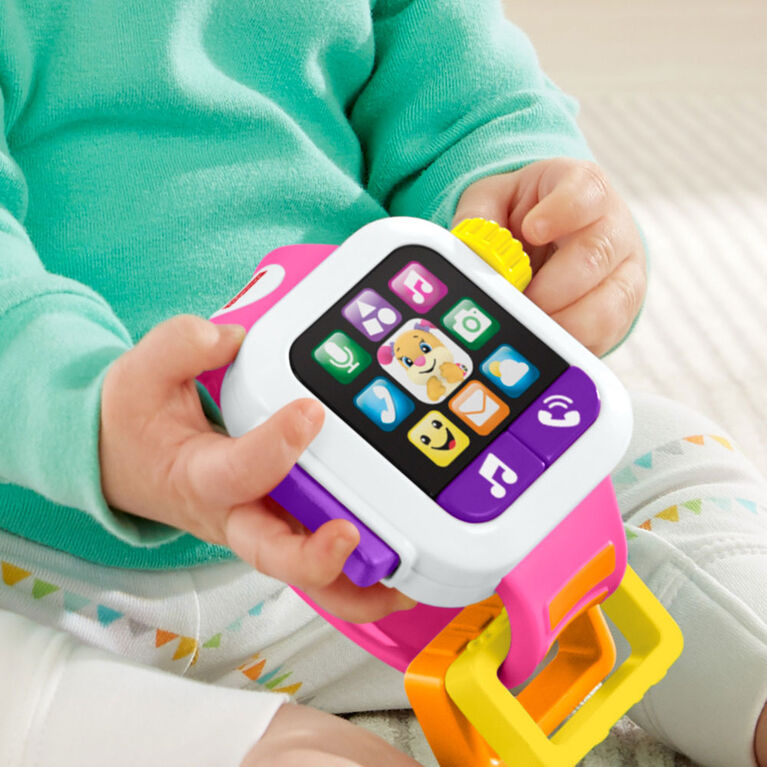 Fisher-Price Laugh & Learn Time to Learn Smartwatch - English Edition