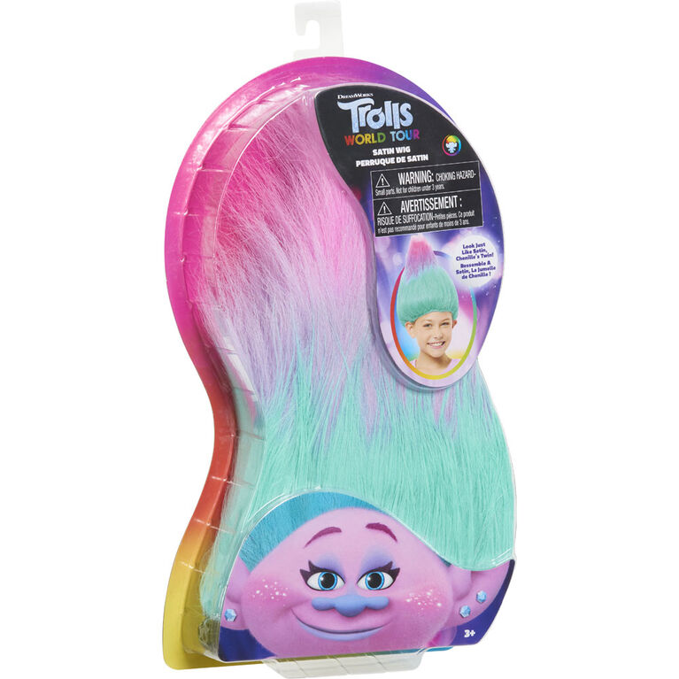 DreamWorks Trolls World Tour Troll-rific Satin Wig