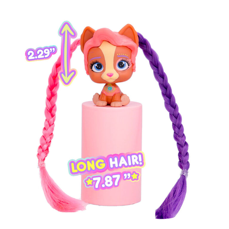 VIP Pets Mini Fans Glam Gems - Comprend les VIP Pets et 6 accessoires surprises | Enfants à partir de 3 ans