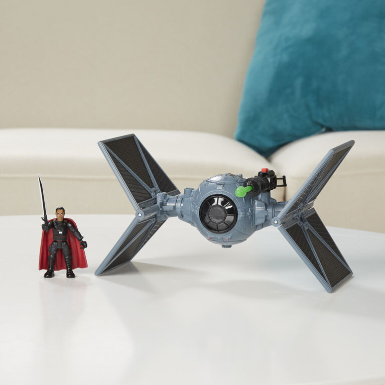 Star Wars Mission Fleet Stellar Class Moff Gideon Outland TIE Fighter Imperial Assault Figure and Vehicle