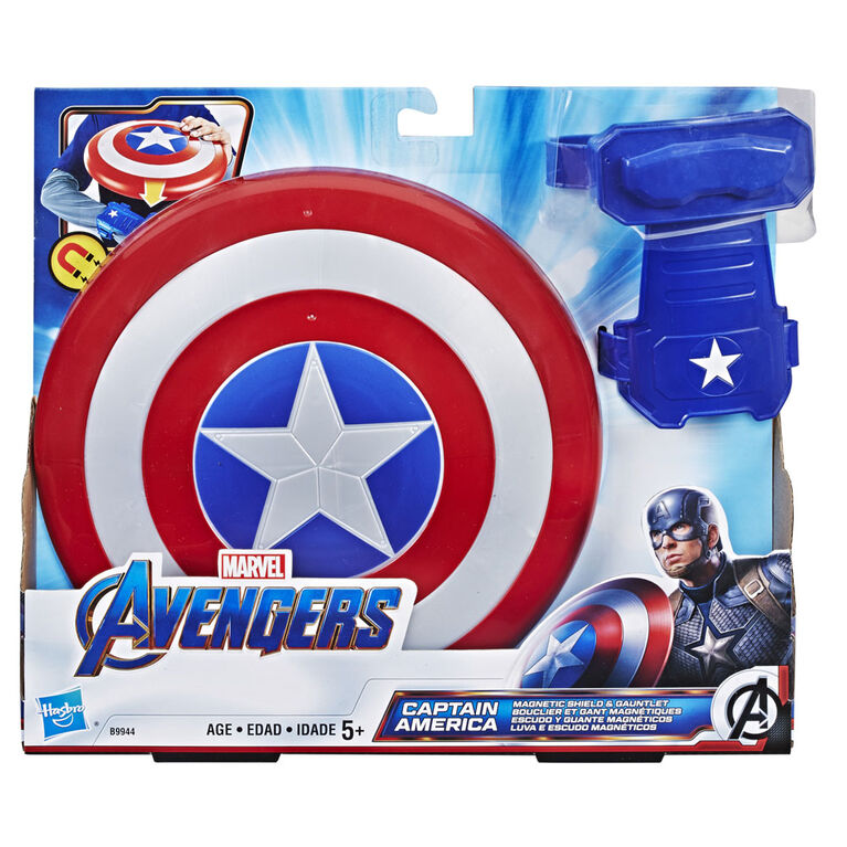 Marvel Avengers jouet Bouclier et Gant magnétiques de Captain America