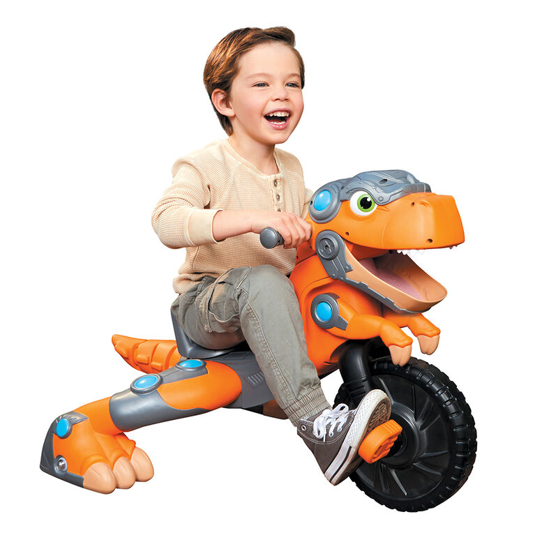 Little Tikes Chompin' Dino Trike, Interactive Dinosaur Ride-on Toy for Ages 3+