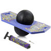 Flybar Trick Board with Pump for Ages 6 and Up (Purple Masked)