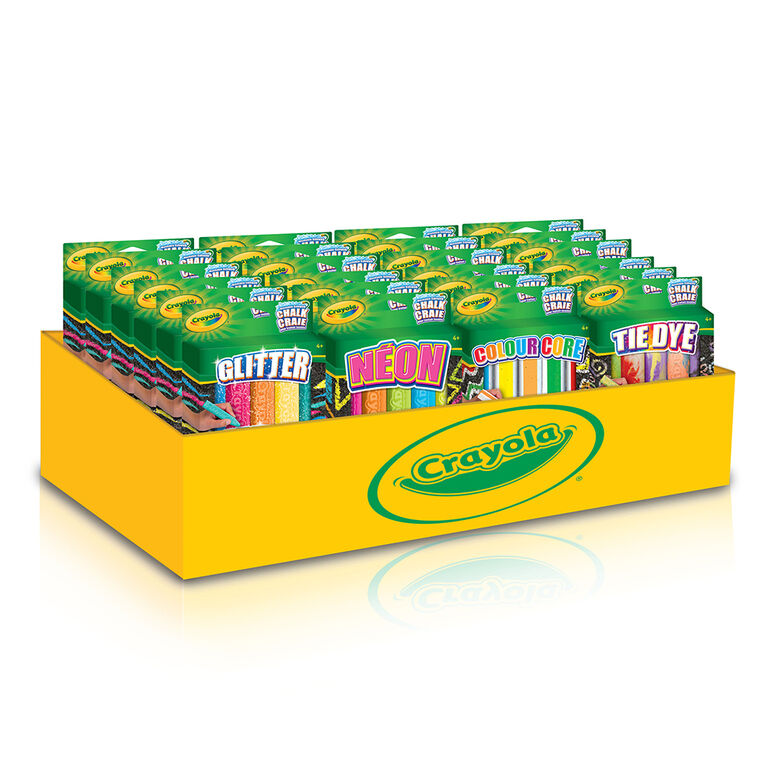 Crayola - 5 Count Special FX Sidewalk Chalk - Colours vary