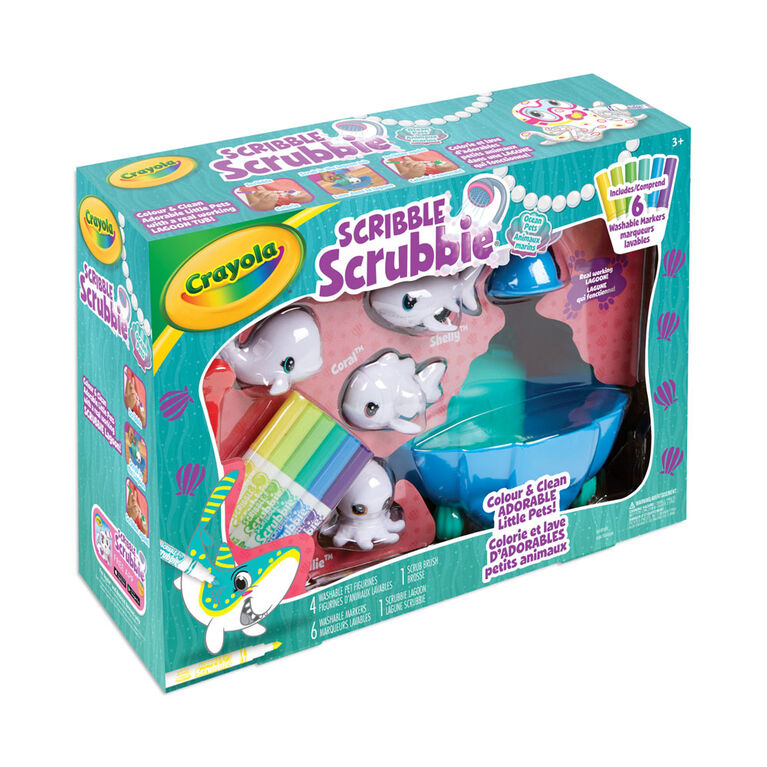 Compagnons marins Scribble Scrubbie - Lagune