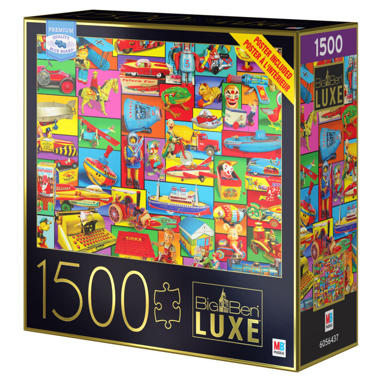 Puzzle Big Ben Luxe de 1500 pièces, Jouets en métal vintage