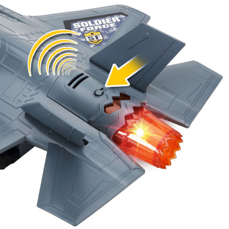 T5-Command Hawk Jet Fighter Playset - Notre exclusivité