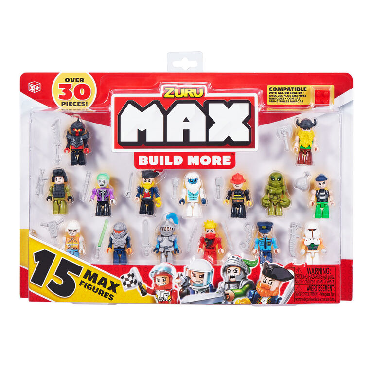MAX Build More Mini Figure Set (15 Figures) by ZURU