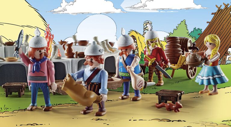 Astérix : The village banquet