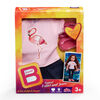 B Friends Tropical T-Shirt and Jeans Fashion Outfit for 18-inch Doll
