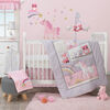 Ensemble de linge pour lit de bébé 3 pièces Licorne arc-en-ciel Bedtime Originals.