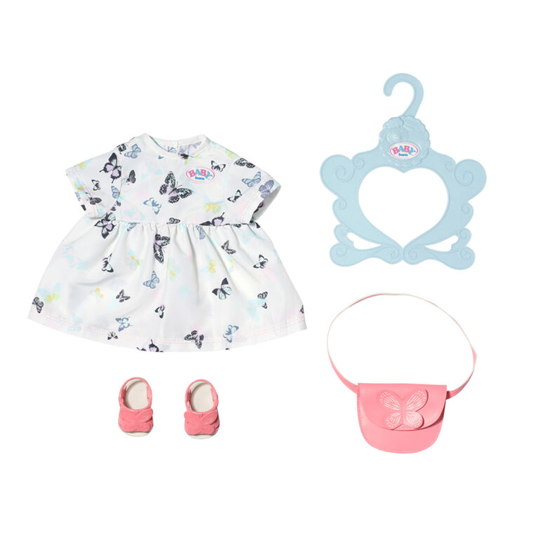 Robe papillon BABY born pour poupée de 43 cm