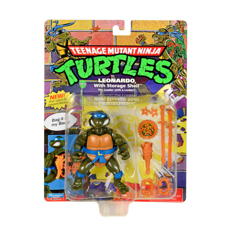 TMNT Classic Leonardo, with Storage Shell