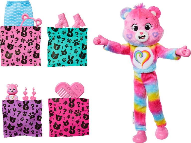 Barbie-Poup&eacute;e Barbie Cutie Reveal Bisounours-avec 10 surprises