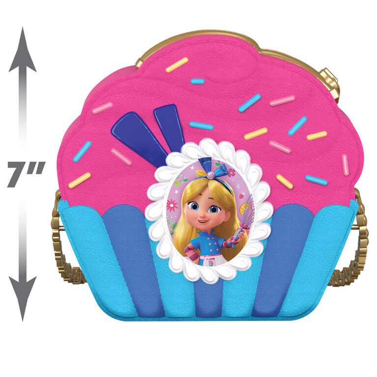 Ensemble de Sac de la Boulangerie d'Alice au Pays des Merveilles de Disney Junior avec Accessoires de Cuisine Jouets