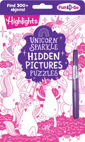 Unicorn Sparkle Hidden Pictures Puzzles - English Edition